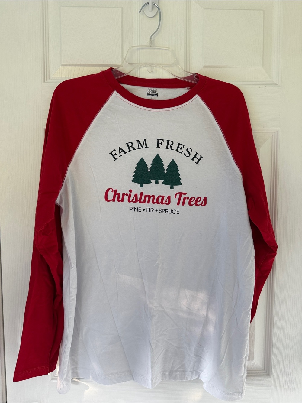 Falls Creek Christmas Plaid Pajama Set